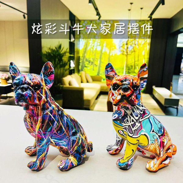 Artificial Decorations | Cartoon Style Dog Synthetic Resin Ornaments Artificial Decorations Artificial Decorations Artificial Decorations