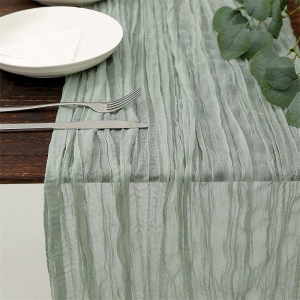 Artificial Decorations | Casual Solid Color Polyester Table Runner 90*180cm Artificial Decorations 90*180cm