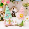 Artificial Decorations | Cute Cartoon Character Cloth Artificial Decorations Spring Dwarf Decoration Men Pink Hat Artificial Decorations Artificial Decorations