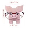 Artificial Decorations | Cute Creative Wooden Decoration Animal Glasses Display Stand Artificial Decorations Artificial Decorations