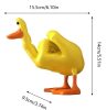 Artificial Decorations | Cute Funny Middle Finger Duck Synthetic Resin Ornaments Artificial Decorations Artificial Decorations