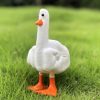 Artificial Decorations | Cute Funny Middle Finger Duck Synthetic Resin Ornaments Artificial Decorations Artificial Decorations