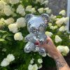 Artificial Decorations | Cute Little Bear Glass Artificial Decorations 20*11cm Artificial Decorations 20*11cm