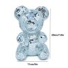 Artificial Decorations | Cute Little Bear Glass Artificial Decorations 20*11cm Artificial Decorations 20*11cm