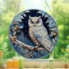 Artificial Decorations | Cute Pastoral Animal Owl Arylic Pendant Artificial Decorations 15cm Artificial Decorations 15cm