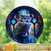 Artificial Decorations | Cute Pastoral Animal Owl Arylic Pendant Artificial Decorations 15cm Artificial Decorations 15cm