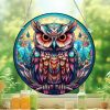 Artificial Decorations | Cute Pastoral Animal Owl Arylic Pendant Artificial Decorations 15cm Artificial Decorations 15cm