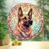 Artificial Decorations | Cute Pastoral Artistic Animal Dog Arylic Pendant Artificial Decorations 15cm Artificial Decorations 15cm