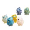 Artificial Decorations | Cute Simple Style Owl Gem Crystal Agate Ornaments Artificial Decorations Pink Crystal Gold Foil Artificial Decorations Artificial Decorations