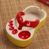 Artificial Decorations | Cute Slippers White Porcelain Ornaments Artificial Decorations Red Style Artificial Decorations Artificial Decorations