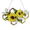 Artificial Decorations | Cute Sunflower Bee Arylic Pendant Bee Sunflower Artificial Decorations Artificial Decorations