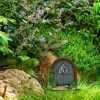 Artificial Decorations | Elf Fairy Door Courtyard Wooden Tree Decoration Garden Crafts Artificial Decorations Artificial Decorations