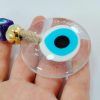 Artificial Decorations | Funny Devil’S Eye Heart Shape Glass Pendant Artificial Decorations Transparent round Artificial Decorations Artificial Decorations