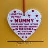 Artificial Decorations | Mama Letter Heart Shape Arylic Pendant Artificial Decorations Mother’S Day Artificial Decorations Artificial Decorations