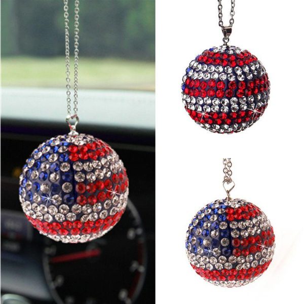 Artificial Decorations | New Car Diamond Ornaments Car Interior Crystal Ball Pendant Decoration Cross-Border High-End Car Interior Design Supplies Women Artificial Decorations Artificial Decorations