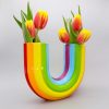 Artificial Decorations | New Simple Banana Rainbow Creative Home Living Room Decoration Ornaments Rainbow Flowerpot Artificial Decorations Artificial Decorations