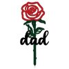 Artificial Decorations | New Simple Letter Rose Iron Material Garden Ornaments Dad Artificial Decorations Artificial Decorations