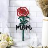 Artificial Decorations | New Simple Letter Rose Iron Material Garden Ornaments Dad Artificial Decorations Artificial Decorations