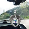 Artificial Decorations | New Simple Wings Crystal Wind Chime Ornament Artificial Decorations Artificial Decorations