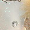 Artificial Decorations | New Simple Wings Crystal Wind Chime Ornament Artificial Decorations Artificial Decorations