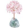 Artificial Decorations | Novelty Tree Crystal Ornaments Artificial Decorations Citrine Tree Pink Wool Bottom-Height about 12cm Artificial Decorations Artificial Decorations