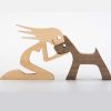 Artificial Decorations | Pastoral Dog Wood Ornaments Artificial Decorations Artificial Decorations Artificial Decorations