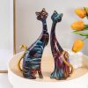 Artificial Decorations | Retro Artistic Cat Synthetic Resin Ornaments Artificial Decorations Artificial Decorations Artificial Decorations