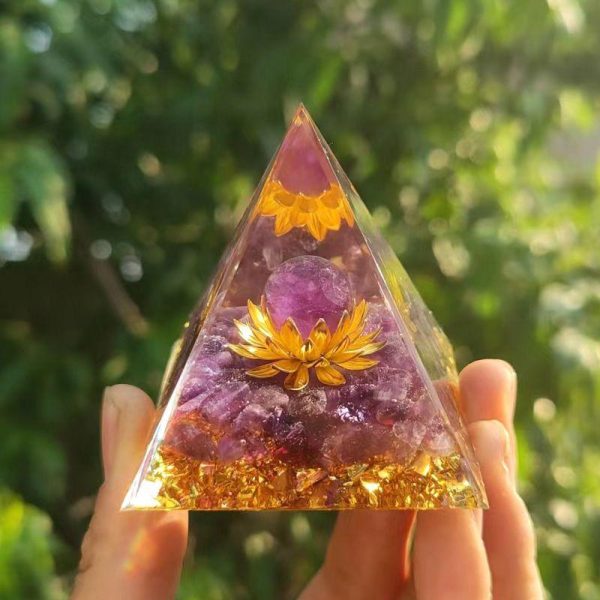 Artificial Decorations | Retro Artistic Pyramid Synthetic Resin Ornaments Artificial Decorations 5cm Artificial Decorations 5cm