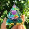 Artificial Decorations | Retro Artistic Pyramid Synthetic Resin Ornaments Artificial Decorations 5cm Artificial Decorations 5cm