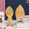 Artificial Decorations | Retro Baroque Style Leaves Glass Iron Ornaments Artificial Decorations One Size Artificial Decorations Artificial Decorations