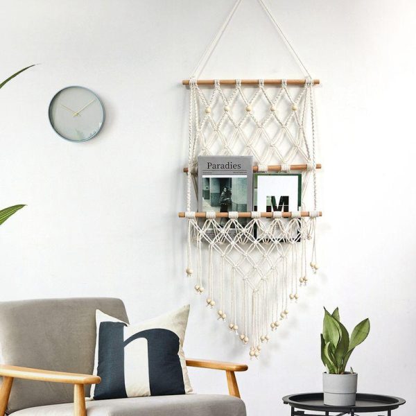 Artificial Decorations | Simple Style Classic Style Commute Lattice Cotton Pendant Artificial Decorations 45*120 Artificial Decorations 45*120