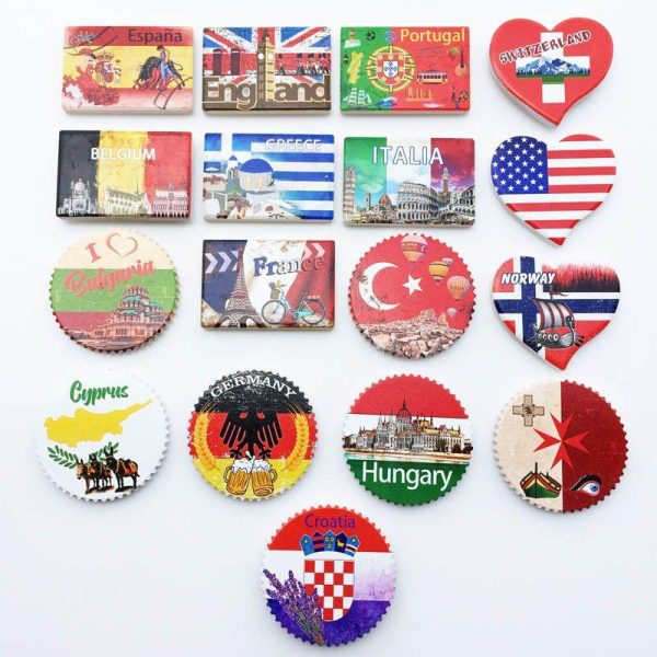 Artificial Decorations | Simple Style Commute Nation Plastic Resin Ceramics Refrigerator Magnet Artificial Decorations Artificial Decorations