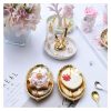 Artificial Decorations | Simple Style Leaf Ceramics Ornaments Tray Artificial Decorations 14.5x9cm Artificial Decorations 14.5x9cm