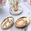 Artificial Decorations | Simple Style Leaf Ceramics Ornaments Tray Artificial Decorations 14.5x9cm Artificial Decorations 14.5x9cm