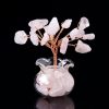 Artificial Decorations | Simple Style Tree Crystal Ornaments Artificial Decorations Pink crystal-18 Leaves Artificial Decorations Artificial Decorations