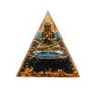 Artificial Decorations | Simple Style Triangle Buddha Statue Plastic Resin Crystal Pyramid Decoration Artificial Decorations 5cm Artificial Decorations 5cm