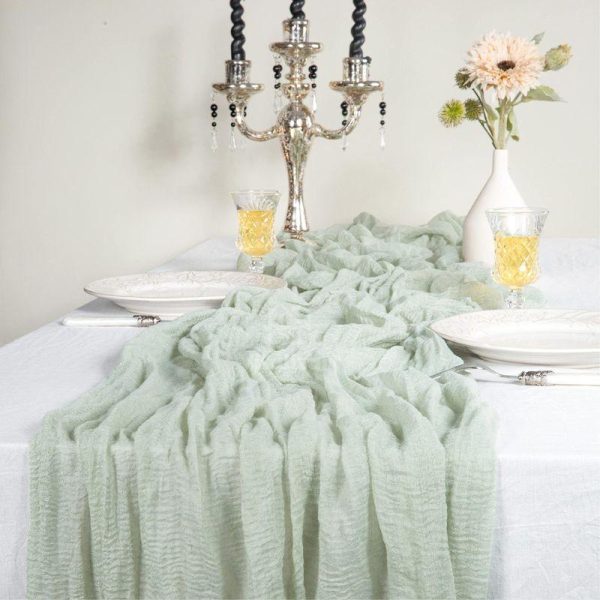 Artificial Decorations | Vacation Solid Color Polyester Table Runner 90*300cm Artificial Decorations 90*300cm