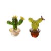 Artificial flowers | Fashion Creative Cactus Desktop Decoration Glass Yak Artificial flowers Artificial flowers