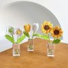 Artificial flowers | Handmade Creative Woven Sunflower Tulip Aromatherapy Pendant Small Flower Artificial flowers Artificial flowers