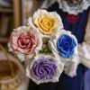 Artificial flowers | Lady Flower Yarn Party Street Preserved Fresh Flower Artificial flowers Artificial flowers