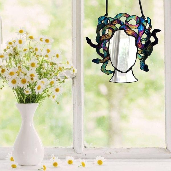 Artificial flowers | Medusa Acrylic Decoration Greek  Character Hangings Artificial flowers Artificial flowers