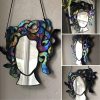 Artificial flowers | Medusa Acrylic Decoration Greek  Character Hangings Artificial flowers Artificial flowers