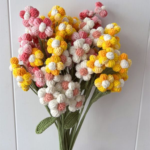 Artificial flowers | Pastoral Flower Yarn Artificial Flowers Artificial flowers Artificial flowers