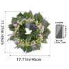 Artificial flowers | Pastoral Leaves Plastic Natural Vine Ring Artificial Flowers Artificial flowers Artificial flowers