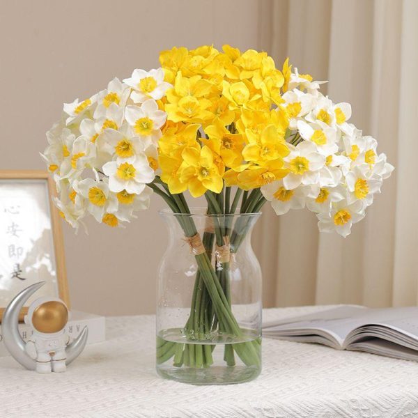 Artificial flowers | Simple Style Classic Style Color Block Silk Flower Imitation Plants Artificial Flowers Artificial flowers Artificial flowers