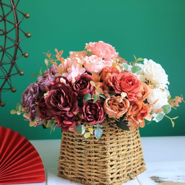 Artificial flowers | Simple Style Flower Silk Flower Imitation Plants Artificial flowers Artificial flowers