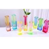 Artificial flowers | Simple Style Gradient Color Glass Vase Artificial Flowers Artificial flowers Artificial flowers