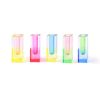 Artificial flowers | Simple Style Gradient Color Glass Vase Artificial Flowers Artificial flowers Artificial flowers