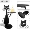 Candles & Holders | Basic Retro Cat Iron Candlestick Candles & Holders Candles & Holders