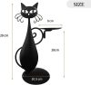 Candles & Holders | Basic Retro Cat Iron Candlestick Candles & Holders Candles & Holders